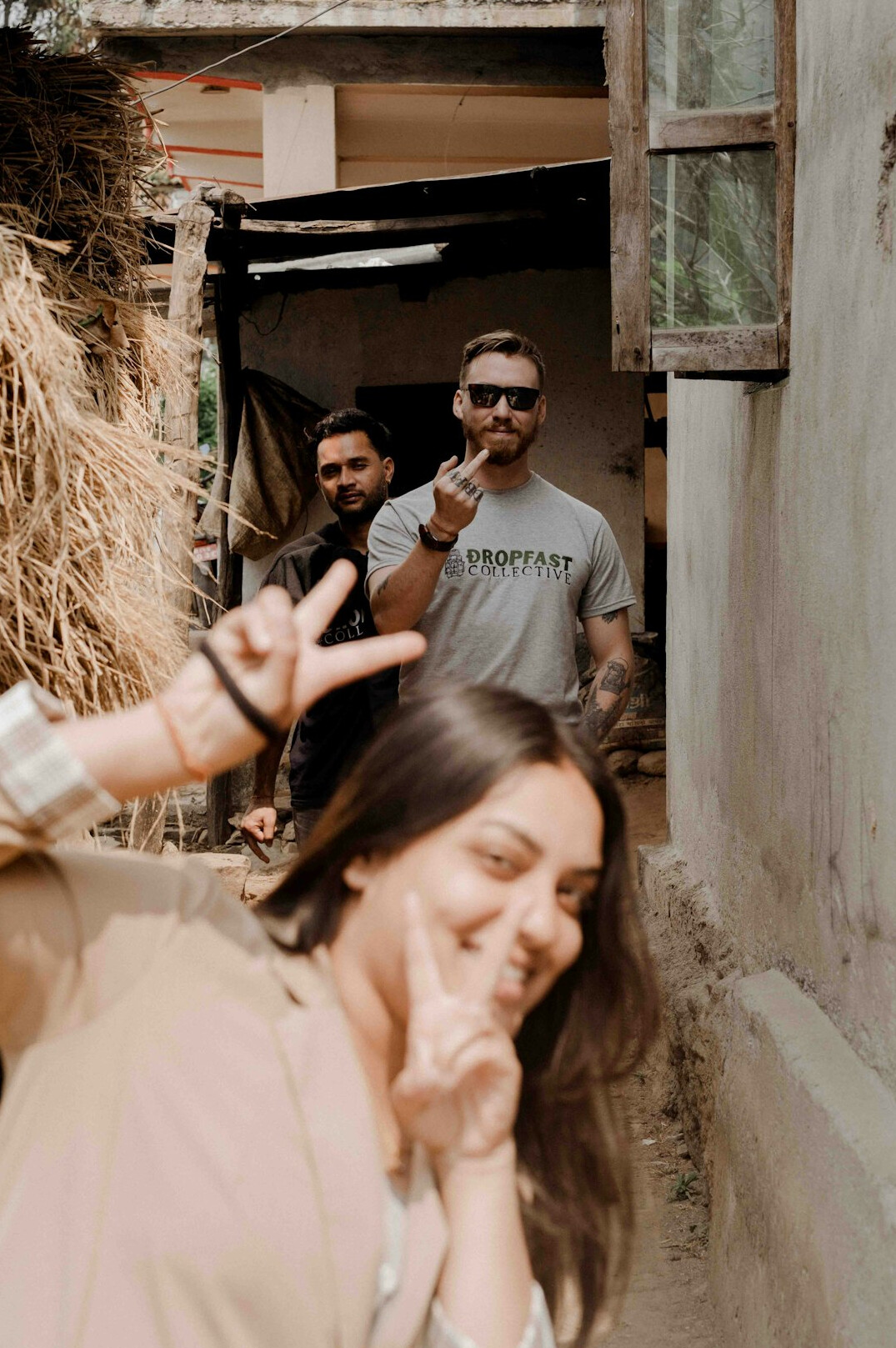 Group of people laughing together during a workshop break