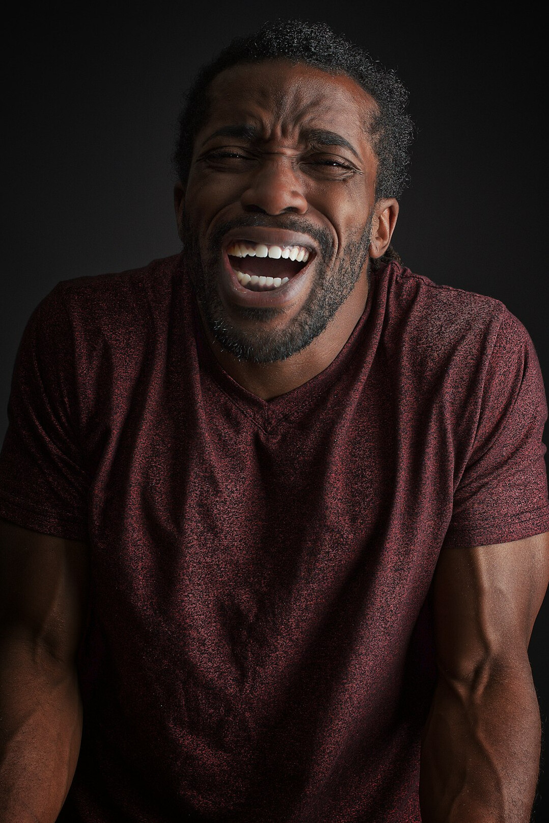 person expressing emotions
